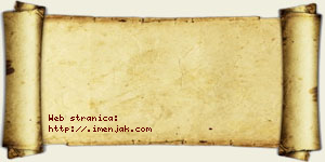 Jana Rajić vizit kartica